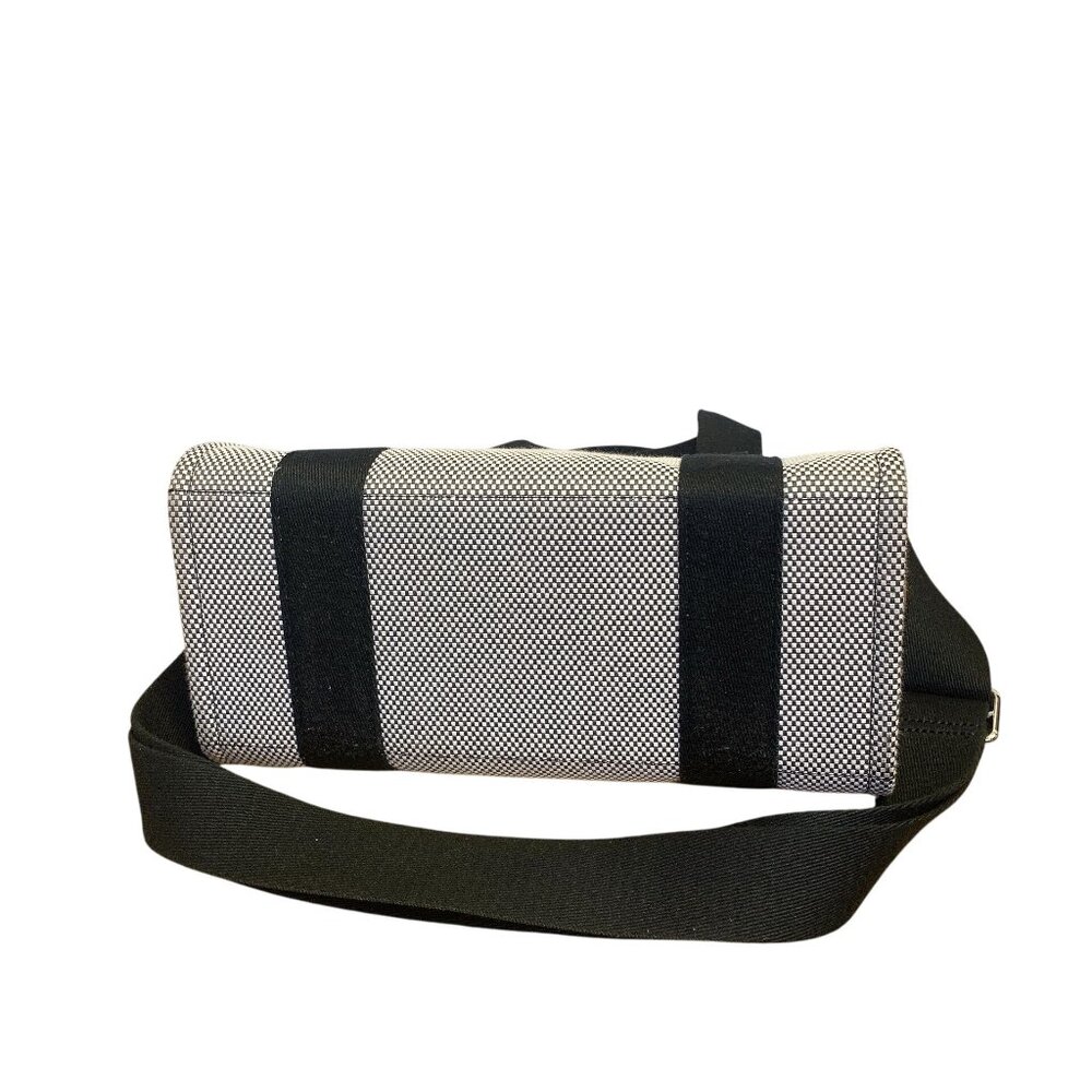 Lululemon Two-Tone Canvas Tote Bag Black & White With Adjustable Stra - Picture 7 of 7